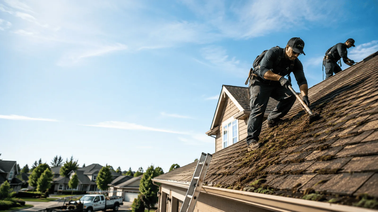 Roof Moss Removal in Olivia, MN near me